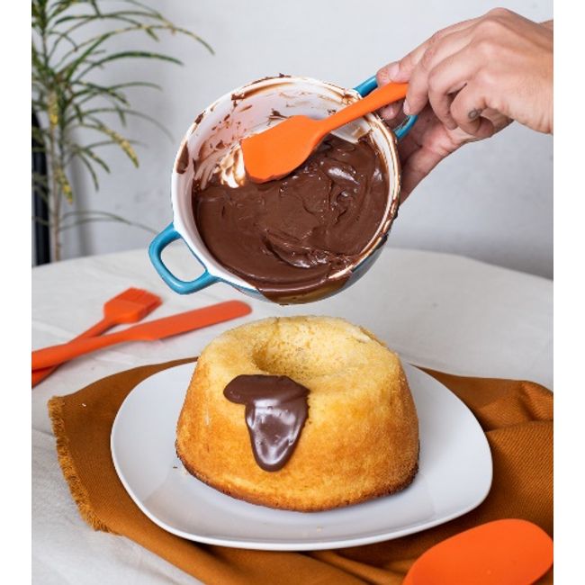 Espatula--de-silicone-duplo-reta-pao-duro-pequena-laranja-Oikos-2373815