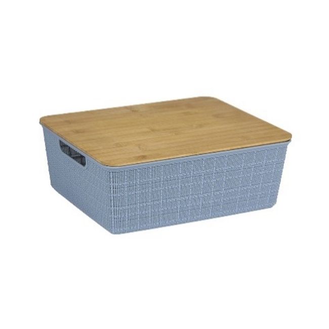 Caixa-organizadora-com-tampa-de-bambu-12l-azul-Oikos-2374099