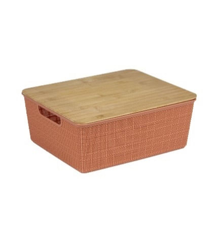 Caixa-organizadora-com-tampa-de-bambu-12l-terracota-Oikos-2374072