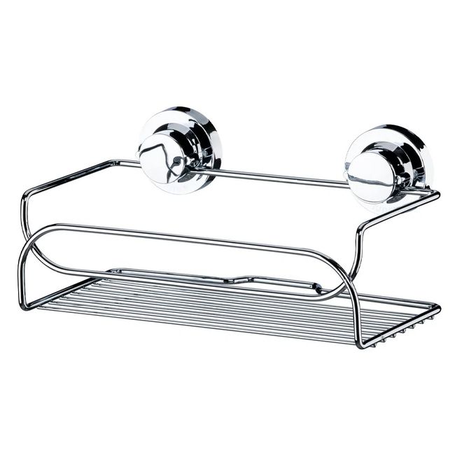 Suporte Multiuso com Ventosas Cinza Future