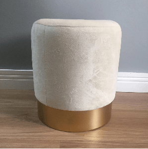Puff Harlow Bege Coisas e Coisinhas