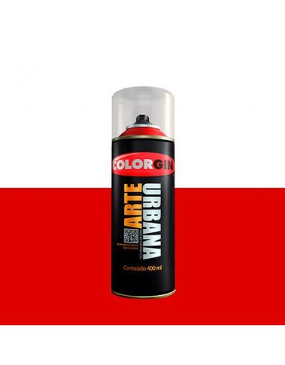 Tinta-spray-arte-urbana-vermelho-ferrari-400ml-919-colorgin-1463608