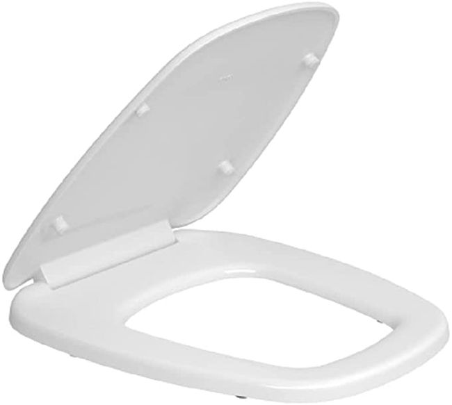 Assento Poliéster Com Microban Para Bacias Monte Carlo Branco / Cromado Deca