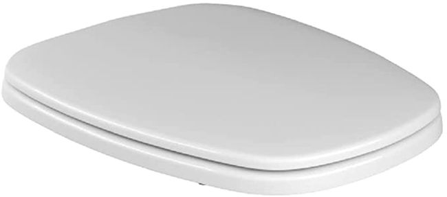 Assento Poliéster Com Microban Para Bacias Monte Carlo Branco / Cromado Deca