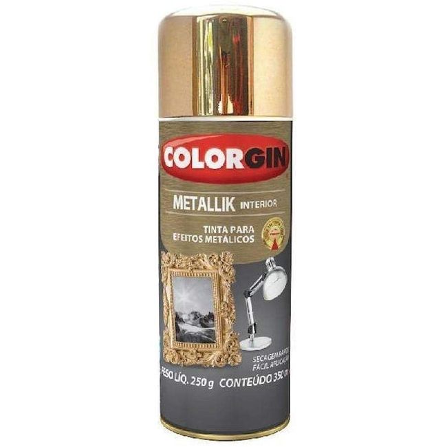 Tinta-spray-Colorgin-metallik-interior-dourado-350ml-Sherwin-Williams-841579