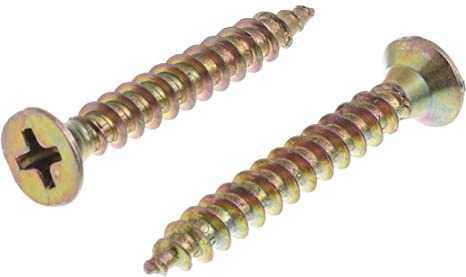 Parafuso Phillips Cabeça Chata Bi cromatizado (Para Aglomerado) 4,0x30 Fixtil