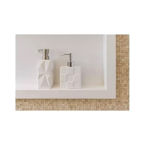 Nicho Para Banheiro Sem Bordas 50x50x10 Mármore Natural Branco Granipolo