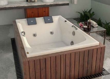 Banheira Carina dupla G2 P1 Jacuzzi