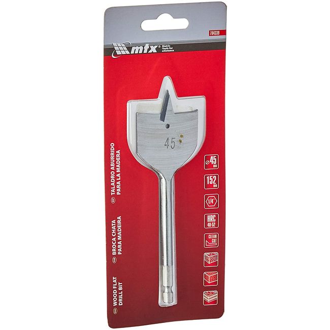 Broca-chata-para-madeira-45x150mm-com-haste-sextavada-Matrix-1433512