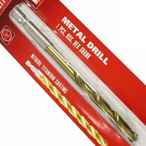 Broca para metal de aço rápido 7,5mm com haste sextavada Matrix