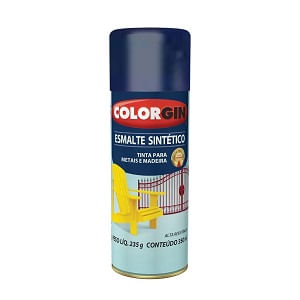 Tinta spray esmalte sintético alto brilho azul 350ml Sherwin Williams