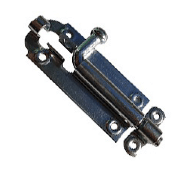 Fecho Fio Redondo Zincado 4" com Parafuso Madeira Cabeça Chata Phillips 2.5 x 12mm Fixtil