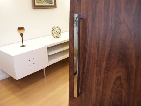 Puxador Duplo Goal 30x30x800mm Aço Inox 304 Polido Geris