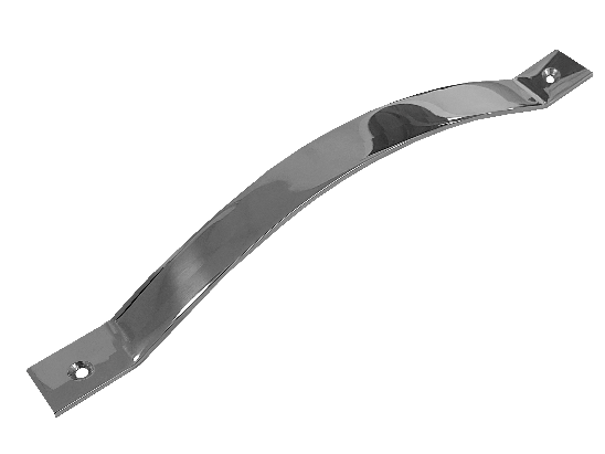 Alça Multiuso Flat 22x240mm Inox 304 Polido Geris