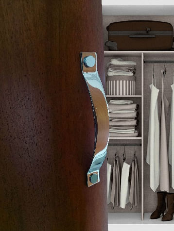 Alça Multiuso Flat 22x240mm Inox 304 Polido Geris