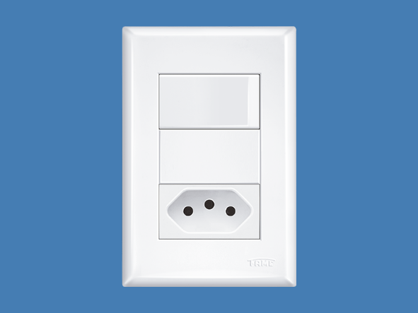 Interruptor simples e tom pad 2p t 10a ev Fame