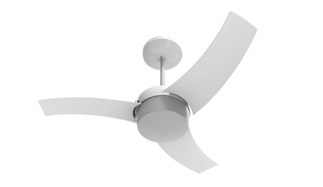 Ventilador de Teto 220V 90cm com Controle Remoto Branco Wave Aliseu