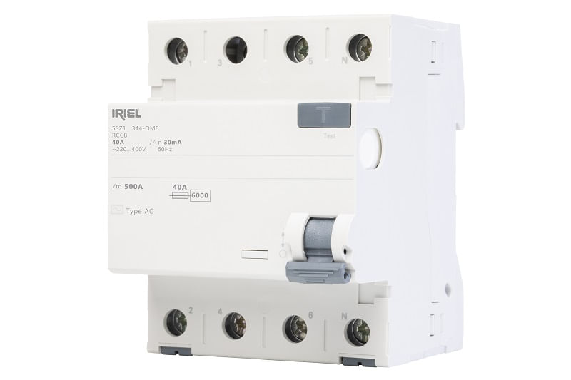 Dispositivo dr 3pn in 63a 30 ma tipo ac tensao 127/220vac