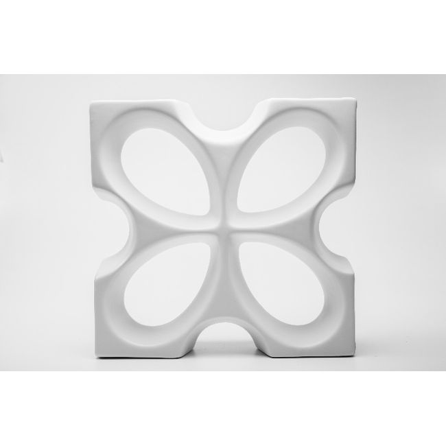 Elemento-Vazado-Cobogo-Trevo-30X30-Cm-Branco-Brilho-Essenza-2382172