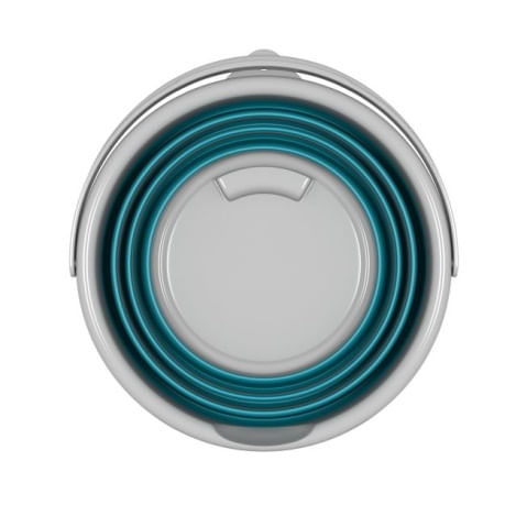 Balde Retrátil 10L Verde Esmeralda Flash Limp