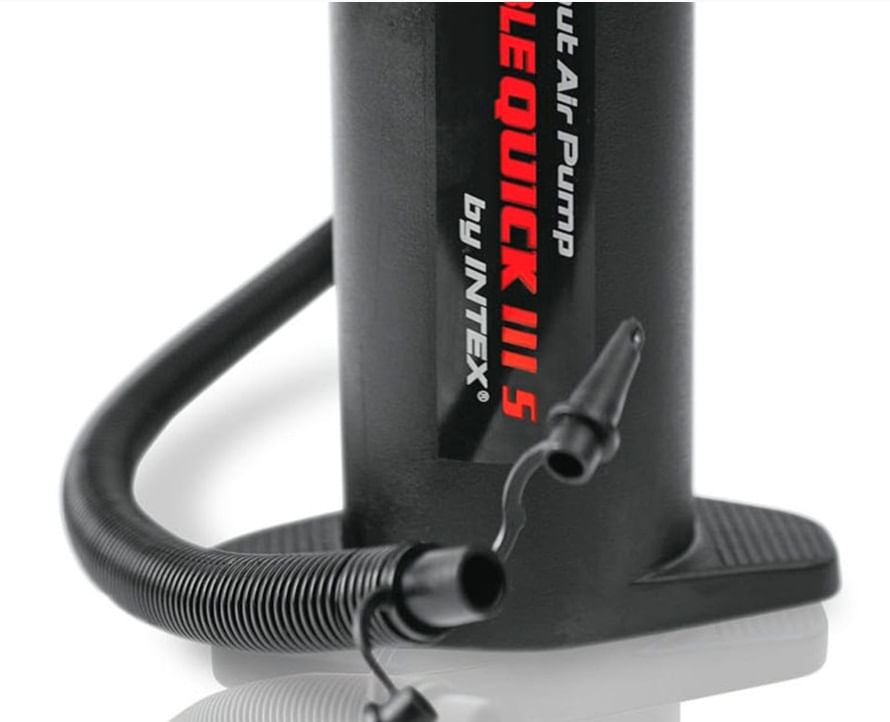 Bomba de Ar Manual Double Quick - Média (37cm) Intex