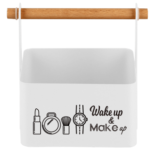 Organizador De Penteadeira Medio Branco