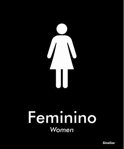 Placa-Em-Poliestireno-15X18Cm-Feminino-Port-Ingles-2387727
