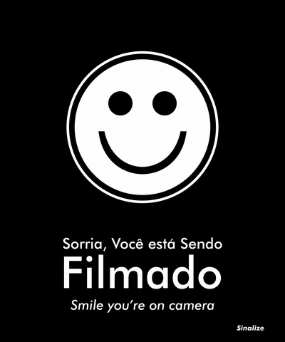 Pl-Poliestireno-15X18Cm-Sorria-Vc-Esta-Sendo-Filmado-Port-Ingles-2387751