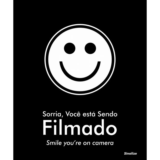 Pl-Poliestireno-15X18Cm-Sorria-Vc-Esta-Sendo-Filmado-Port-Ingles-2387751