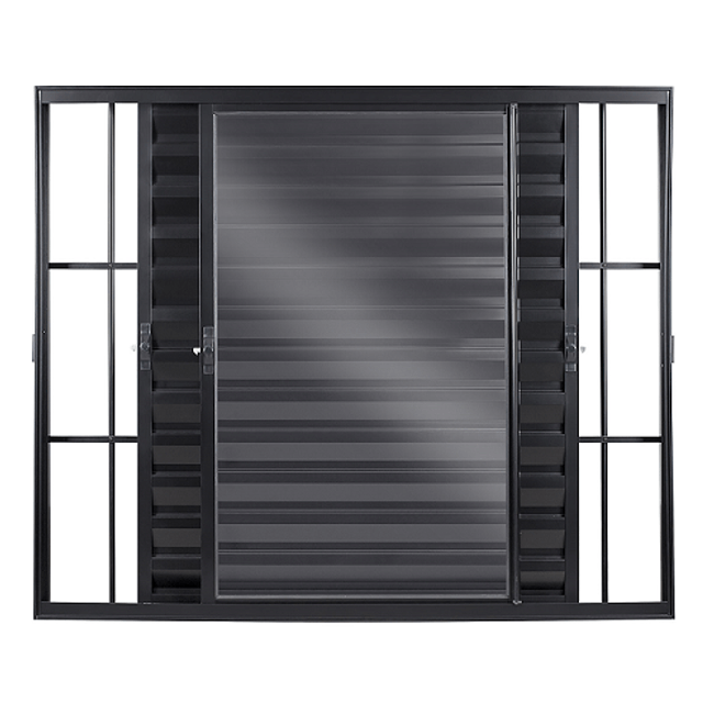 Fortsul-Black-Veneziana-Correr-3-Folhas-Moveis--Grade-100X150-Vdo-Liso-2387999