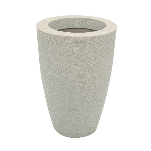 Vaso Cone Grafiato 45 Branco Marmore