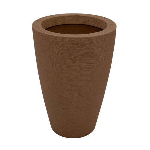 Vaso De Plástico Cone Grafiato Pote 55 Argila Vasap
