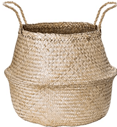 Cachepot Para Jardim Em Palha