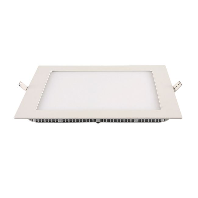Painel Led Tech Slim 18W Emb Alum Quad 218Mm Bivolt 6500K - Branco Blumenal