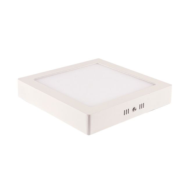 Painel Led Tech Slim 18W Sobrepor Alumínio Quadrado 212Mm Bivolt 6500K - Branco Blumenal