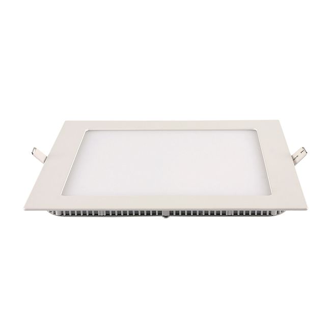 Painel Led Tech Slim 24W Embutir Alumínio Quadrado 292Mm Bivolt 6500K - Branco Blumenal