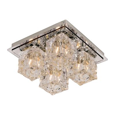 Plafon-Frost-222X222mm-4-Luzes-Lampada-G9-Inox-Bronzearte-1850342