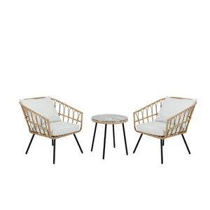 Conjunto Mel 2 Poltronas E Mesa Centro