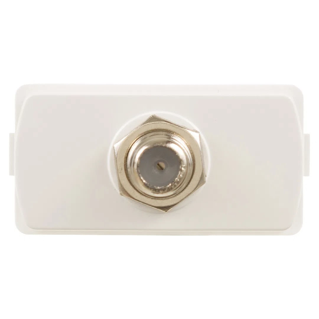 Módulo Tomada Antena De Tv Cabo Coaxial 9 Mm Branco Miluz Schneider
