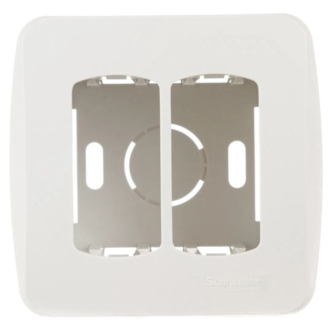 Caixa De Sobrepor Para 2 Módulos Branco Compatível Com Dexson Miluz Schneider