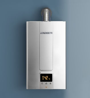 Aquecedor a Gás Inox LZ  2000DEI 20 Litros GN Display Digital Lorenzetti