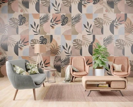 Revestimento Esmaltado 45x90cm Caixa com 2 m² Multicores Botanic Biancogres