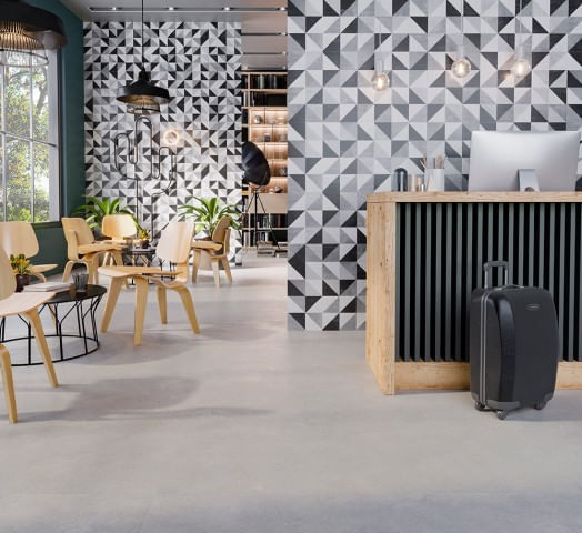 Revestimento Esmaltado 45x90cm Caixa com 2 m² Multicores Veneto Bianco Biancogres