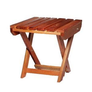 Banco Quadrado Dobravel Eucalipto Com Stein 35 X 35 X 47 Cm