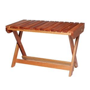 Banco Quadrado Dobravel Eucalipto Com Stein 70 X 35 X 47 Cm