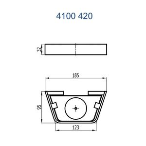 Saboneteira parede 4100 bk420