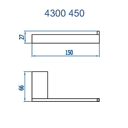 Papeleira sem cobertura 4300 ge450