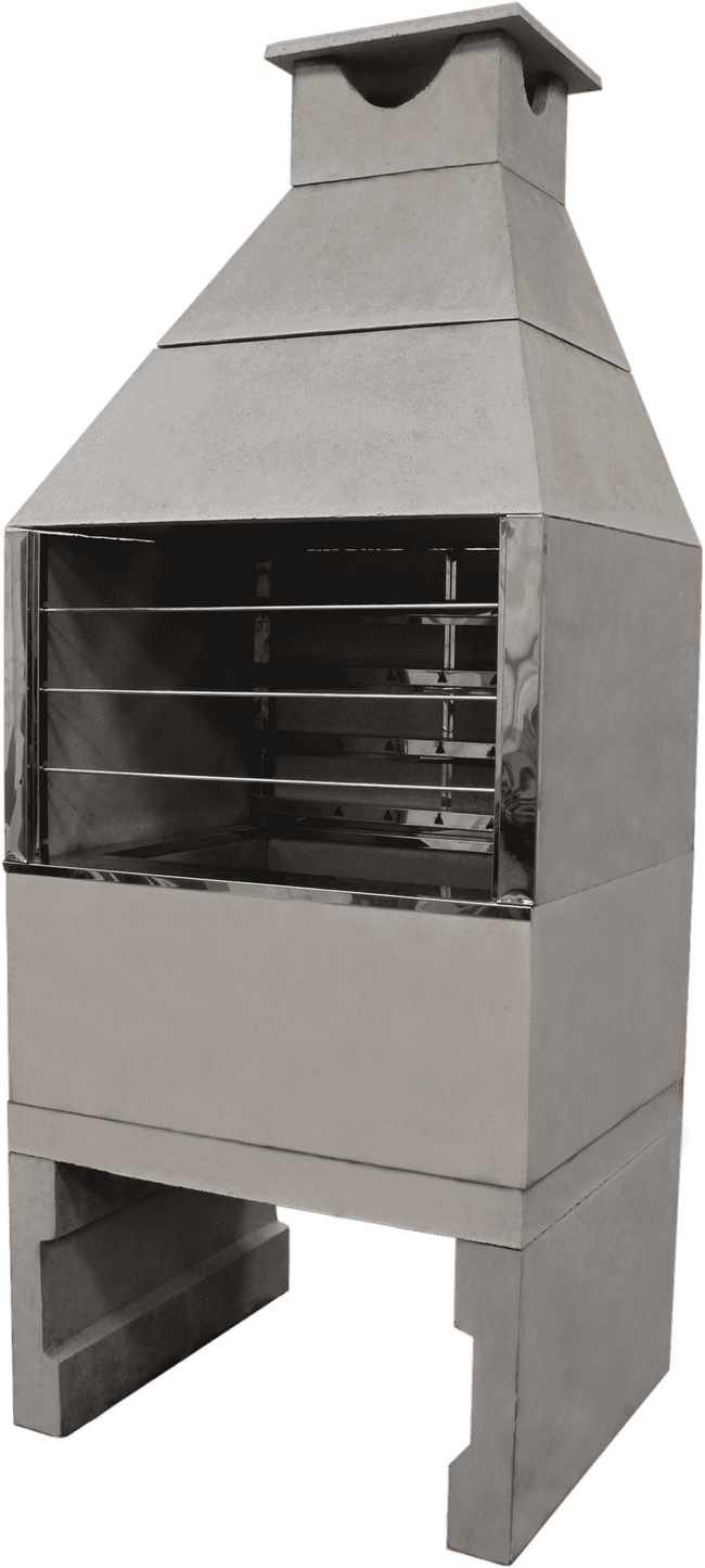 Churrasqueira Concreto Refratário Atacadão Lazer 1,05m