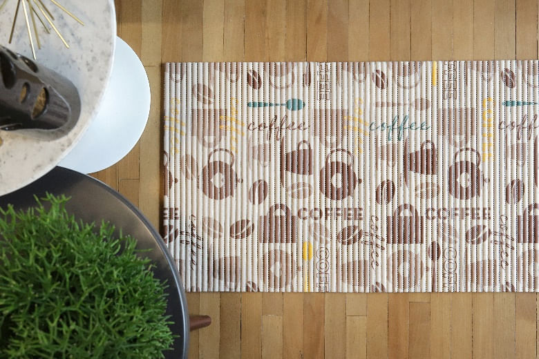 Passadeira Tropical Coffe 20 43Cmx1M Kapazi