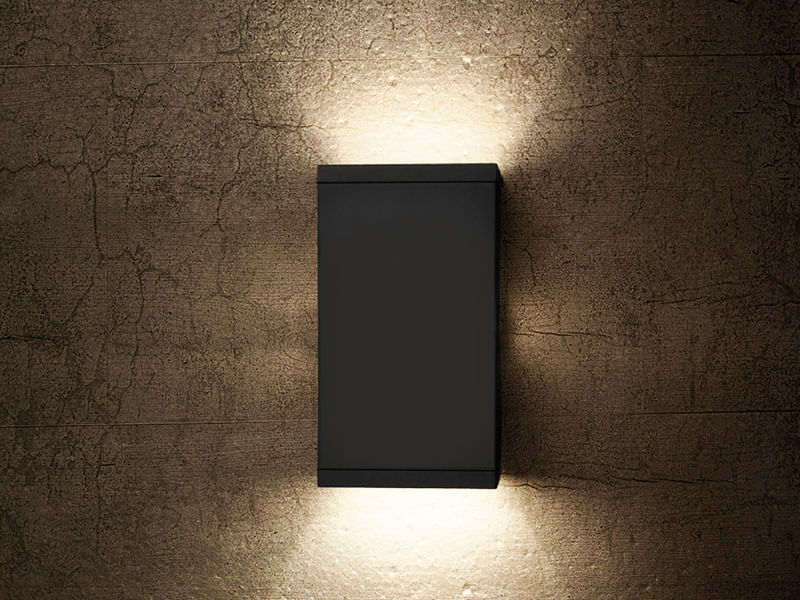 Arandela Sol V0V 2XGZ10 Preto Fosco Taschibra